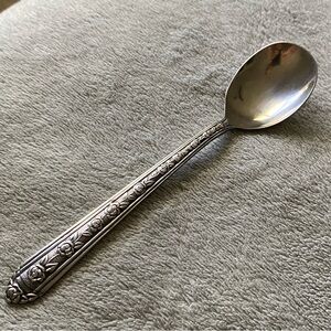 Sears Embossed Rose Spoon
